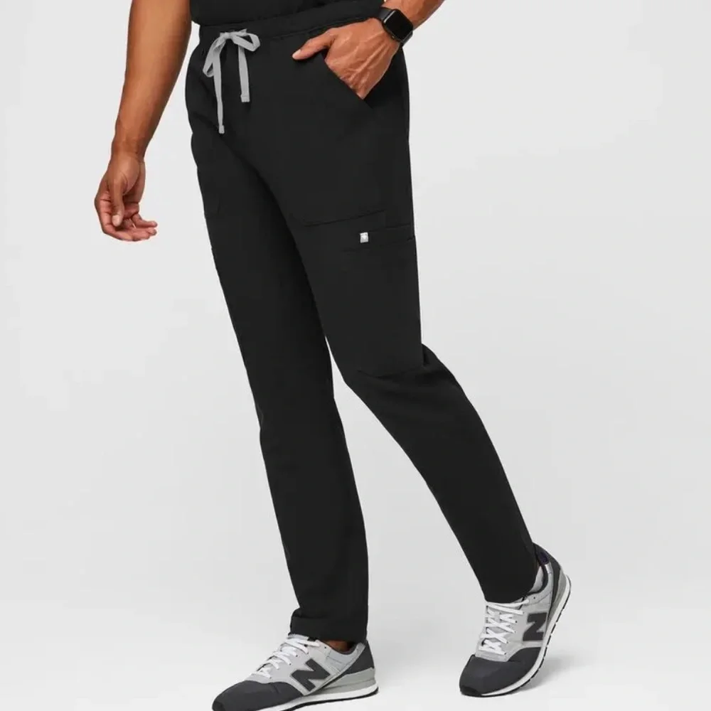 Figs Men's Cairo Cargo Black Scrub Pants M-320 Sz XL